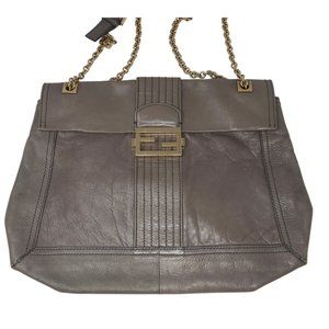 FENDI GRAY CHAIN BAG